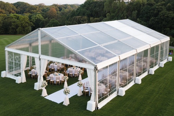 25X30m Aluminum Structure Clear Wedding Tent for 500 People