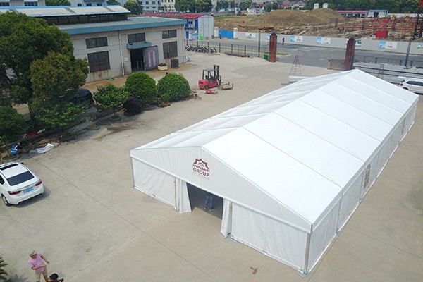 6.12X24X6.4m Prefabricated Warehouse Storage Tent Manufacturer Industrial Solutions Building PVC Tent