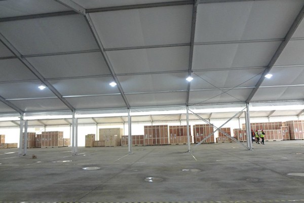 High Quality Outdoor Large Warehouse Storage Shelter Tent Aluminum Structure PVC Storage Marquee Tent