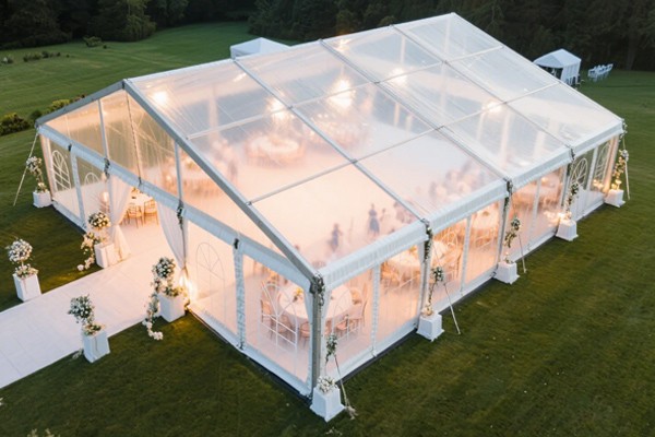 25X30m Aluminum Structure Clear Wedding Tent for 500 People