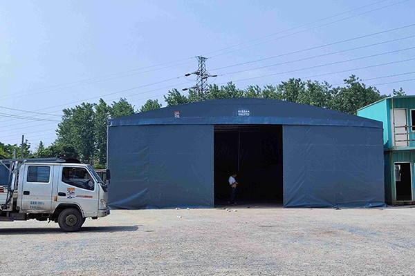 Freestanding Commercial Outdoor Warehouse Storage Tent with Heavy-Duty Canopy Structure