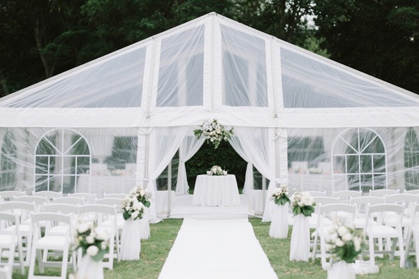 Pure White Transparent Wedding Tent